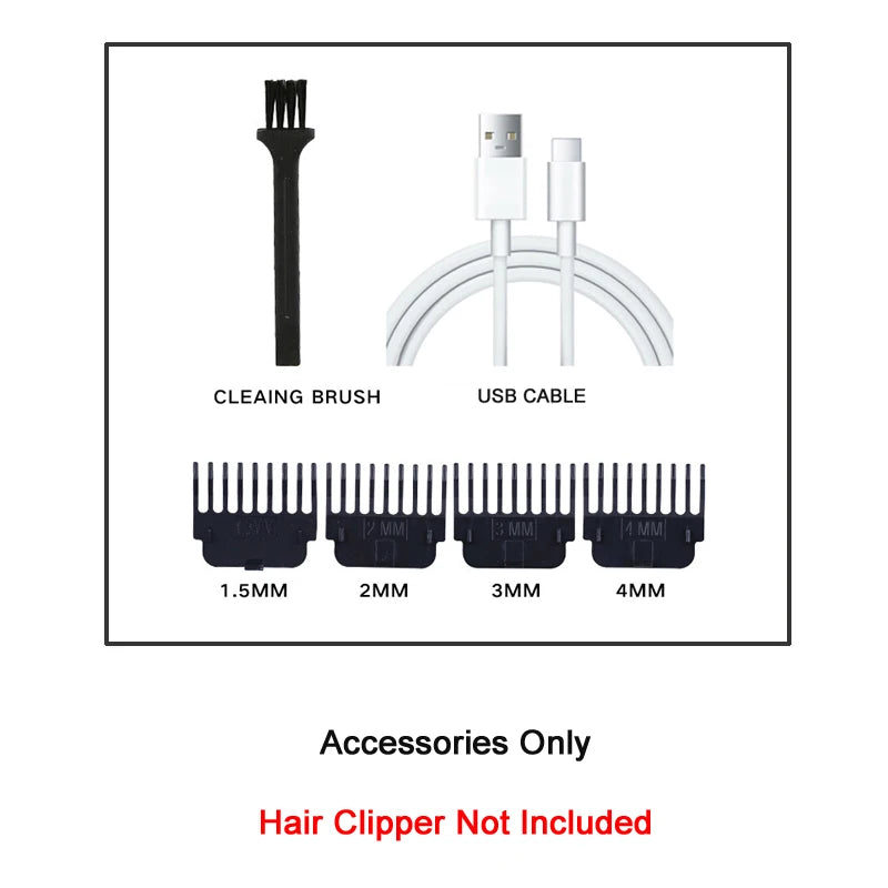 T9 Professional Hair Clipper – Powerful Beard and Hair Cutting Machine with Lithium Battery