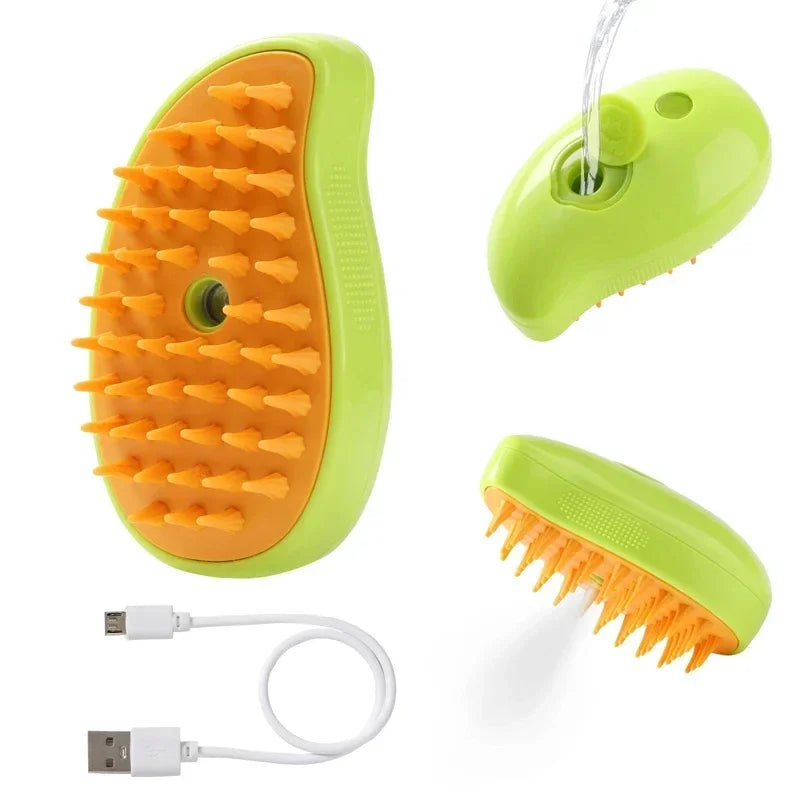 SteamPaw 3-in-1 Pet Grooming Brush