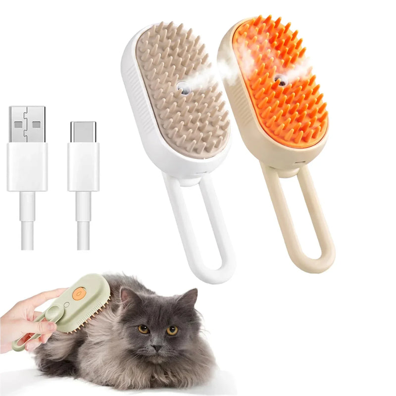 SteamPaw 3-in-1 Pet Grooming Brush