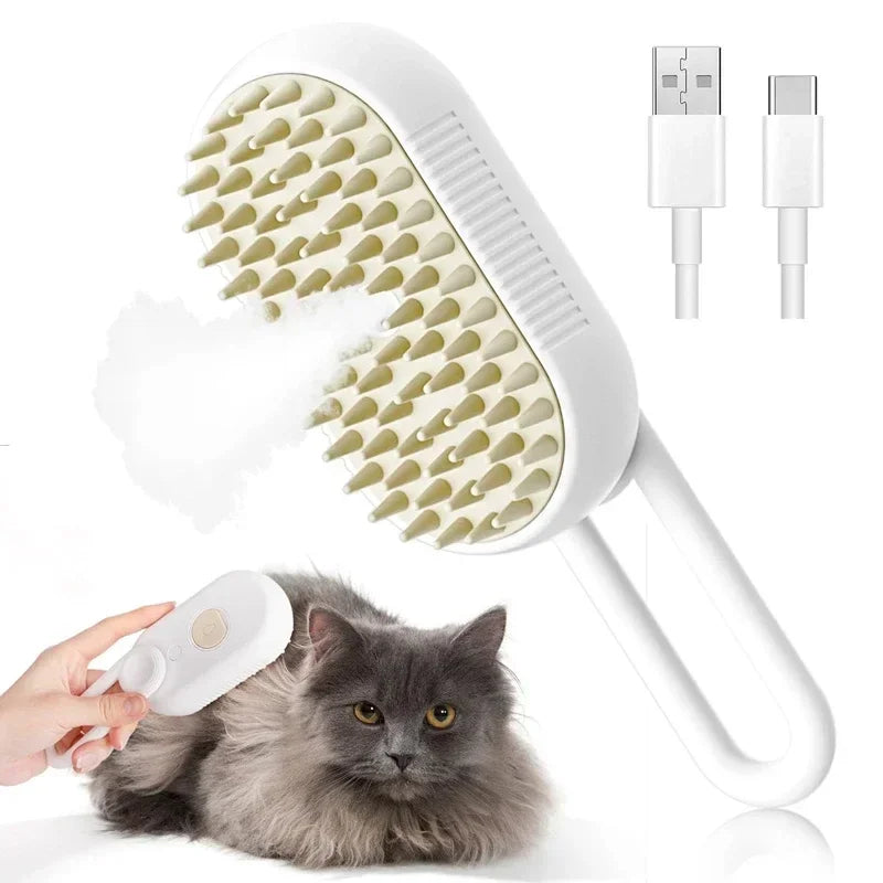 SteamPaw 3-in-1 Pet Grooming Brush