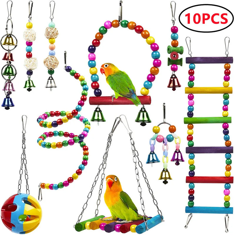 FeatherPlay Parrot Activity & Chew Toy Set