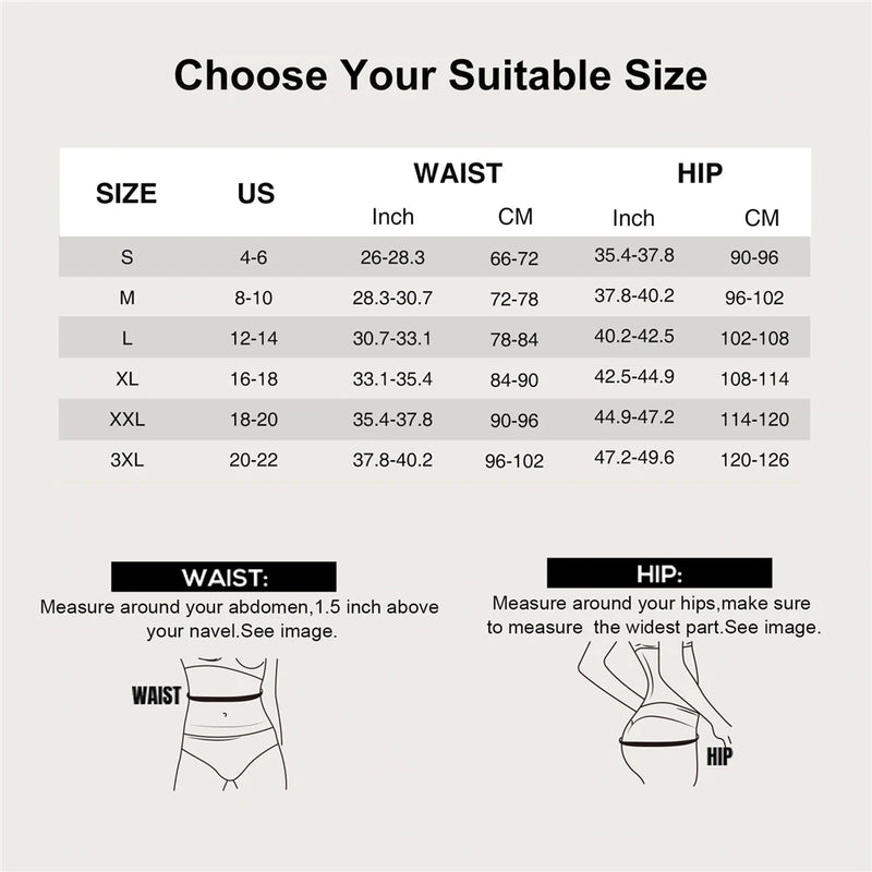 HEXIN Women's High-Waisted Waist Trainer & Butt Lifter Shapewear Shorts