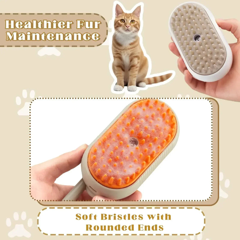 SteamPaw 3-in-1 Pet Grooming Brush