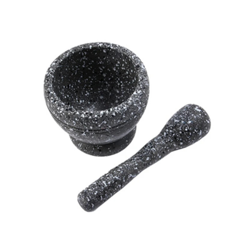 Granite Spice & Herb Grinder Set – Multifunctional Garlic Press, Pestle & Mortar for Kitchen Mixing and Crushing